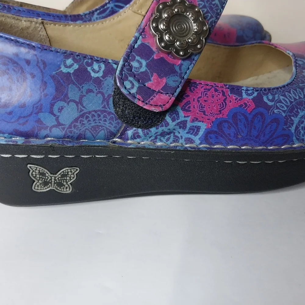 ALEGRIA Clogs Shoes Size 3 Girls Leather Upper